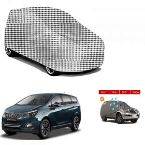 car-body-cover-check-print-mahindra-marazzo